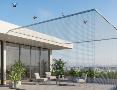 Pigeon Safety Nets Installation
